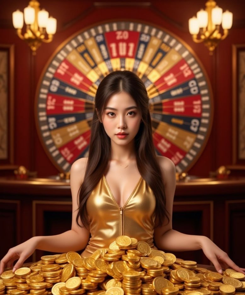 333 Casino ကတ်ဂိမ်း Poker Table နှင့် ကစားသမားများ